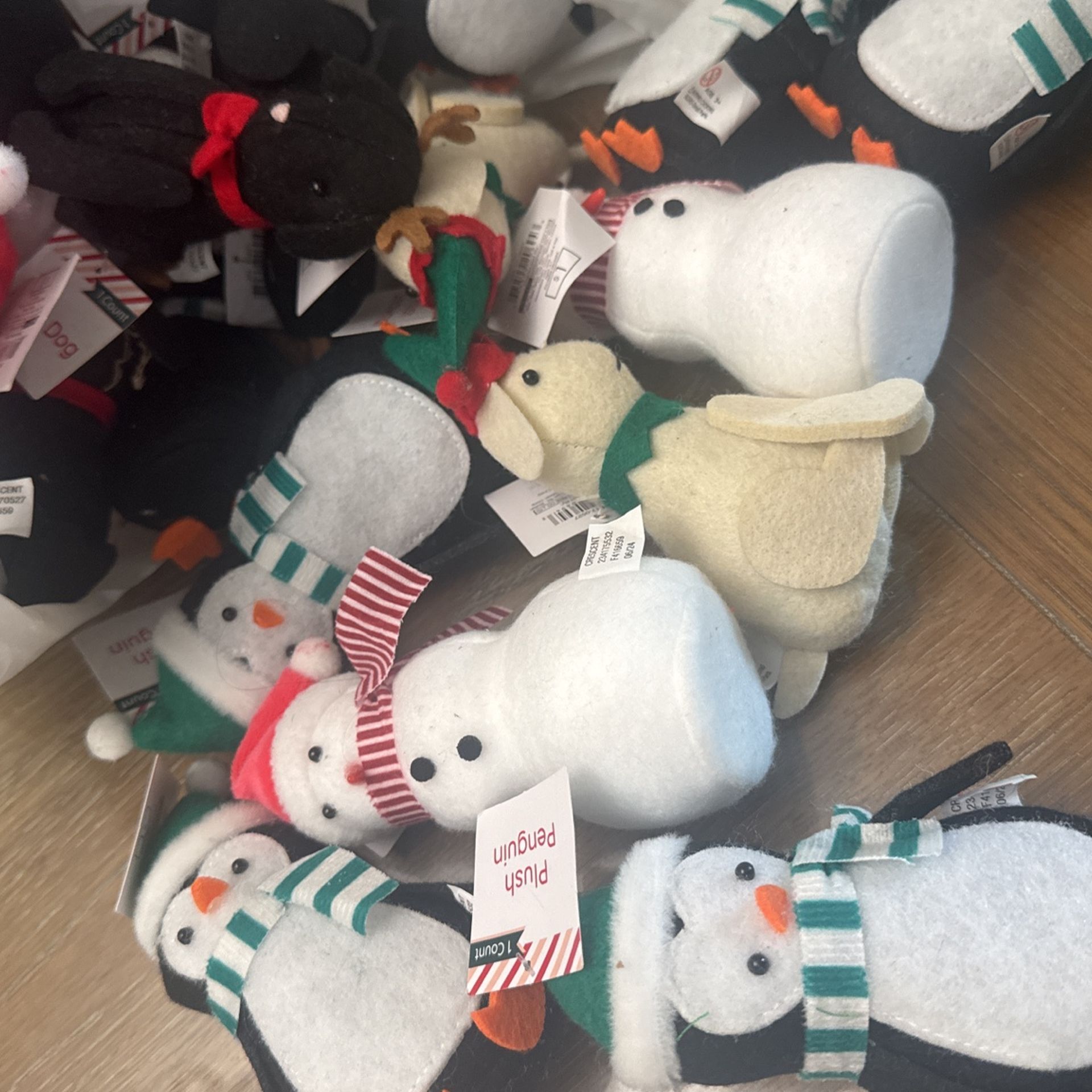 Christmas Plushies Ornaments