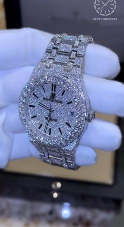 Moissanite watch vvs1 passes diamond tester