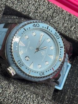 Swiss Legend Neptune Watch – Light Blue – New Old Stock – Swiss Made