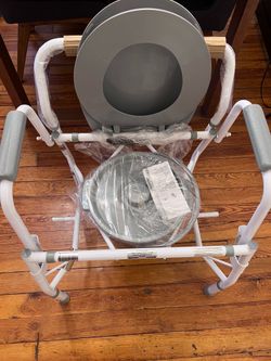 Brand New Guardian Drop Arm Bedside Commode
