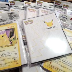 25th Anniversary Pikachu Binders