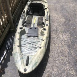 I have a Ozark trial 12’ pro angler kayak looking to trade for a regular kayak or sell 