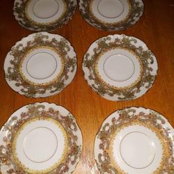 Set Of 6 Vintage Collectible Saucers