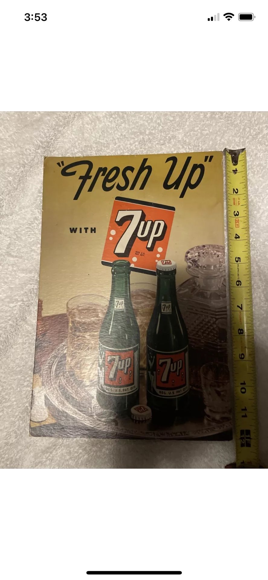 fresh cardboard sign