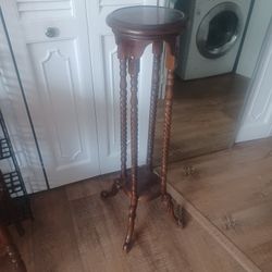 Wood Table Stand