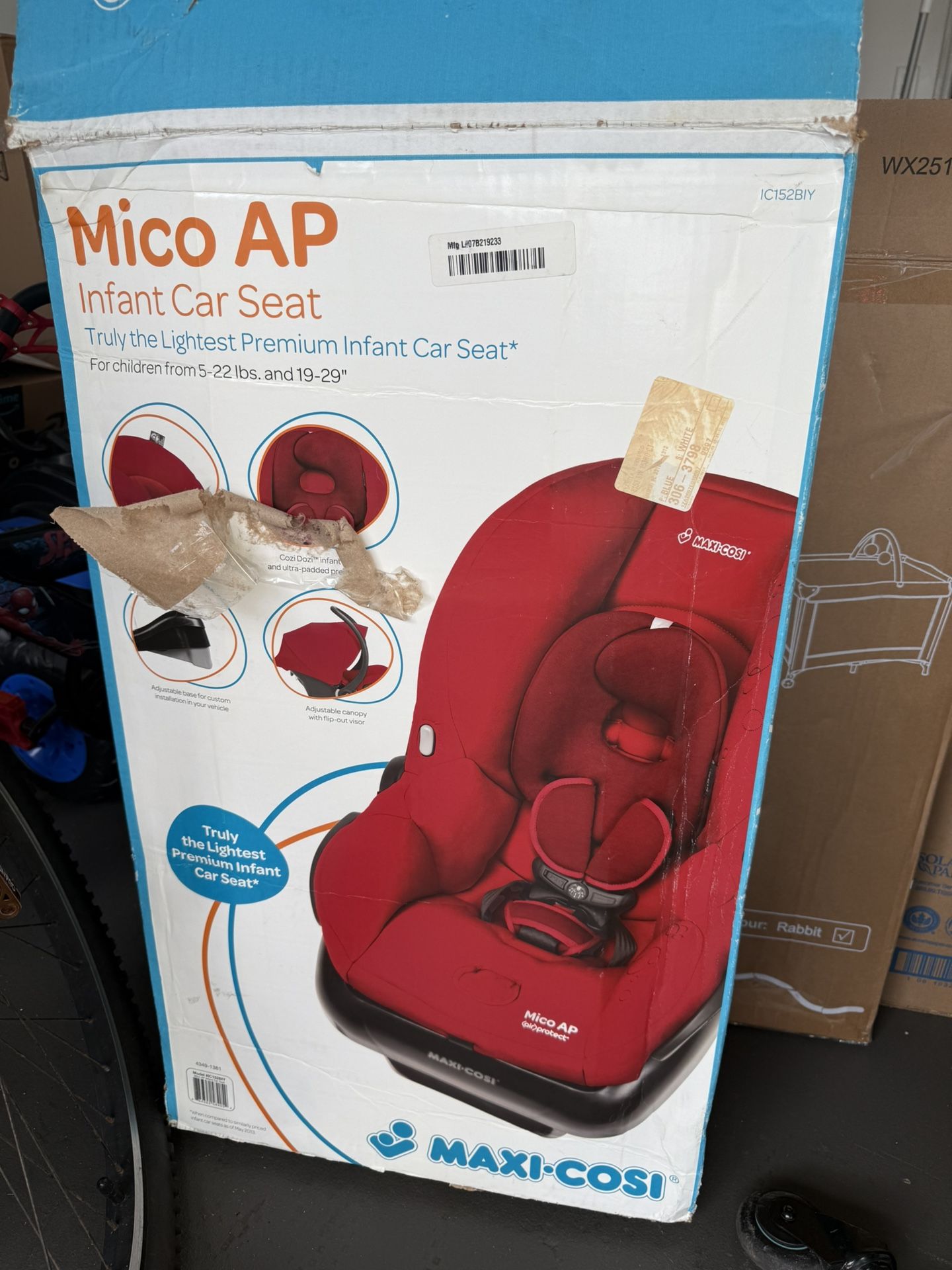 Changing Table And car Seat