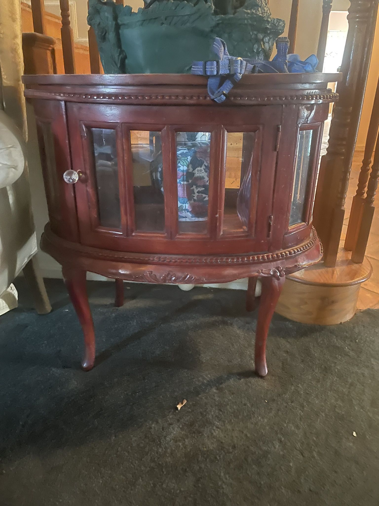 4 Pc Antique curio tea tables