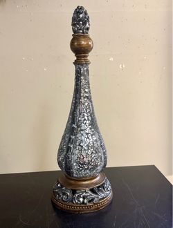 Crackle Glass Table Decor 14โ