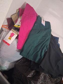 Bin full of new clothes bras shorts sandals new some blouses new  for resellers