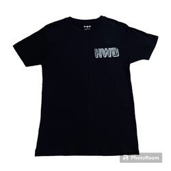 Halfway Dead HWD  Short Sleeve Black Cotton Medium Tee