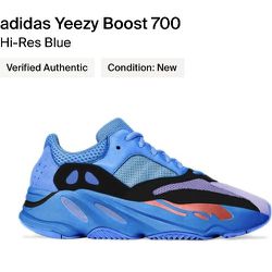 Yeezy Boost 700 Hi-Res Blue Size 6