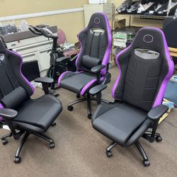 Cooler Master Gaming Chair. Not Perfect, Just Open Box.  Price For Each, Pick The One You Like.