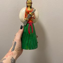 Skeleton Woman  Ceramic