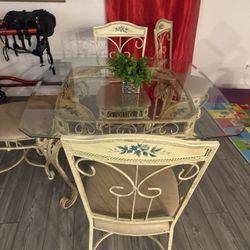 Juego De Comedor  Antiguo 