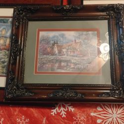 Thomas Kinkade Vintage Pictures Very Expensive On Sale Now Only 40 Each
