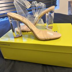 Gianni Bini Clear High Heels 