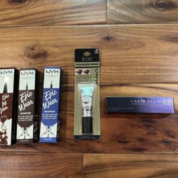 Waterproof Eyeliners + Eyeshadow Primers – Brand New – NYX, Milani, Urban Decay