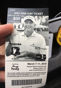 Toshiba Classic tournament Newport California