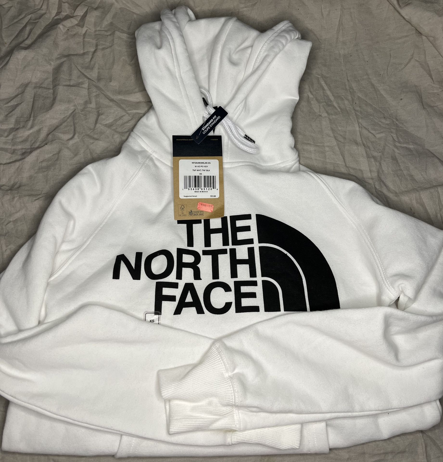 White north Face Hoodie