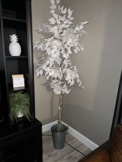 White Leaves Tree