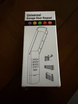 Garage door keypad universal
