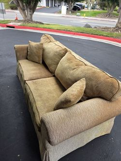 Brown sofa