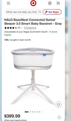 Halo Connected Swivel Sleeper 3.0 - Smart Bassinet