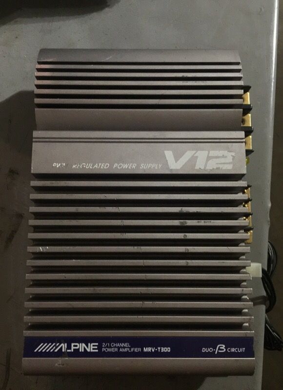 Alpine V12 MRV-T300 2/1 Channel Amp