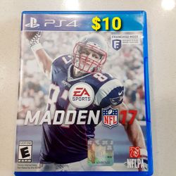 Madden 17 PS4 $10