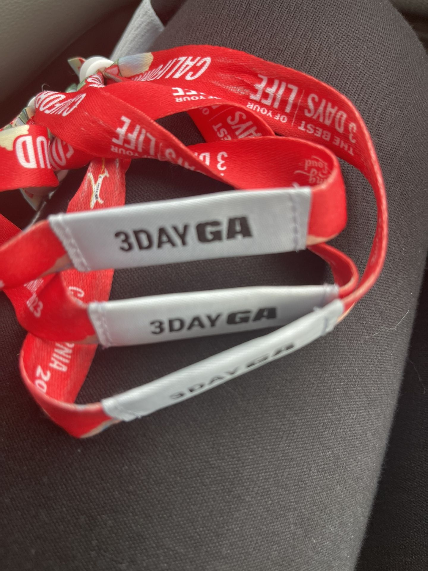 Rolling Loud 3 Day GA Wristbands For Sale