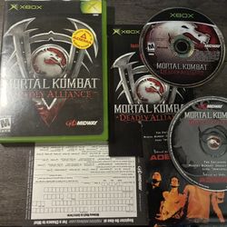 Mortal Kombat: Deadly Alliance (Xbox) - Rare Adema Bonus CD Edition - CIB / Complete