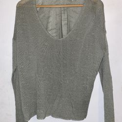 Forever 21 Sage Green Long Sleeve (size 0x)