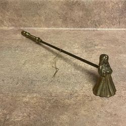 Antique Brass Candle Snuffer 1800’s in excellent condition