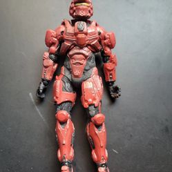 Halo 4 Red Spartan loose in good condition, weapon not picture but will be updated 