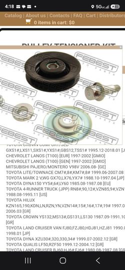 Febest 0187-KR42 pulley tensioner kit