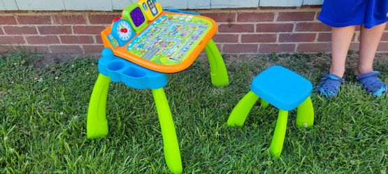 Vtech Kid's "Get Ready for School" Console and Chair