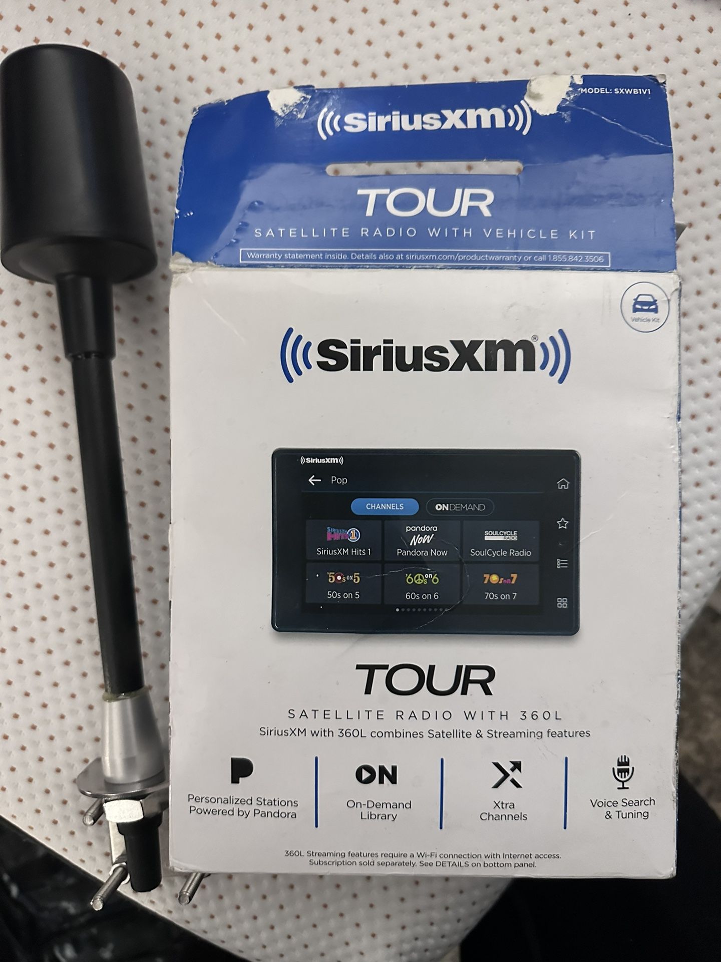 Sirius XM with Heavy Duty Antenna And Cord