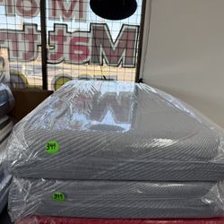 TWIN SIZE GEL MEMORY FOAM MATTRESS & BOX SPRING BED SET