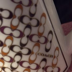 Coach Signature Mug 12 oz Hazelnut/Sport Red Multi