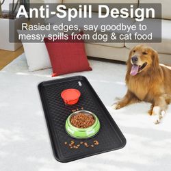 Waterproof Trays for Indoor and Outdoor Floor Protection,30" x 15"/2 Pack