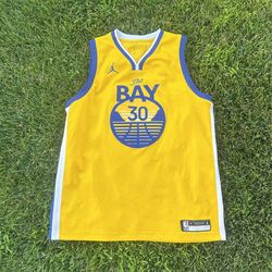 Golden State Warriors #30 Stephen Curry Gold