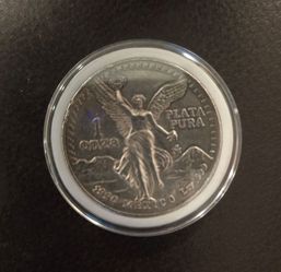 1990 Libertad one ounce beautifully toned naturally