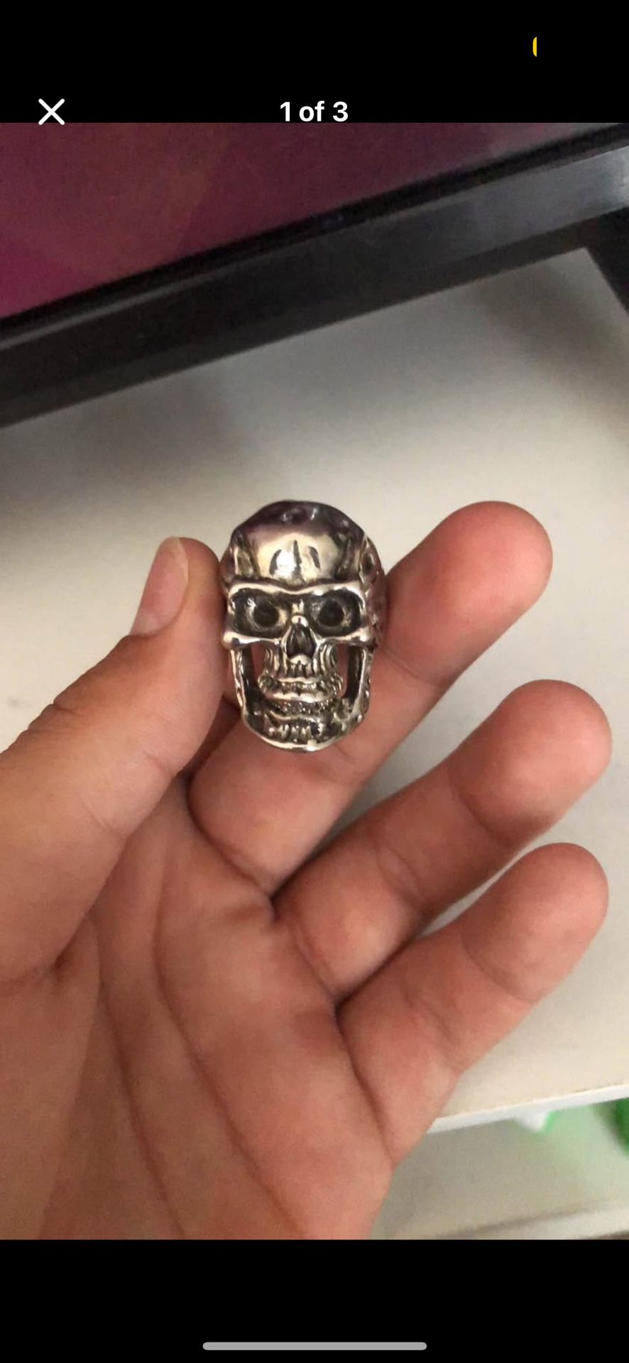 Silver Skull Ring 💍