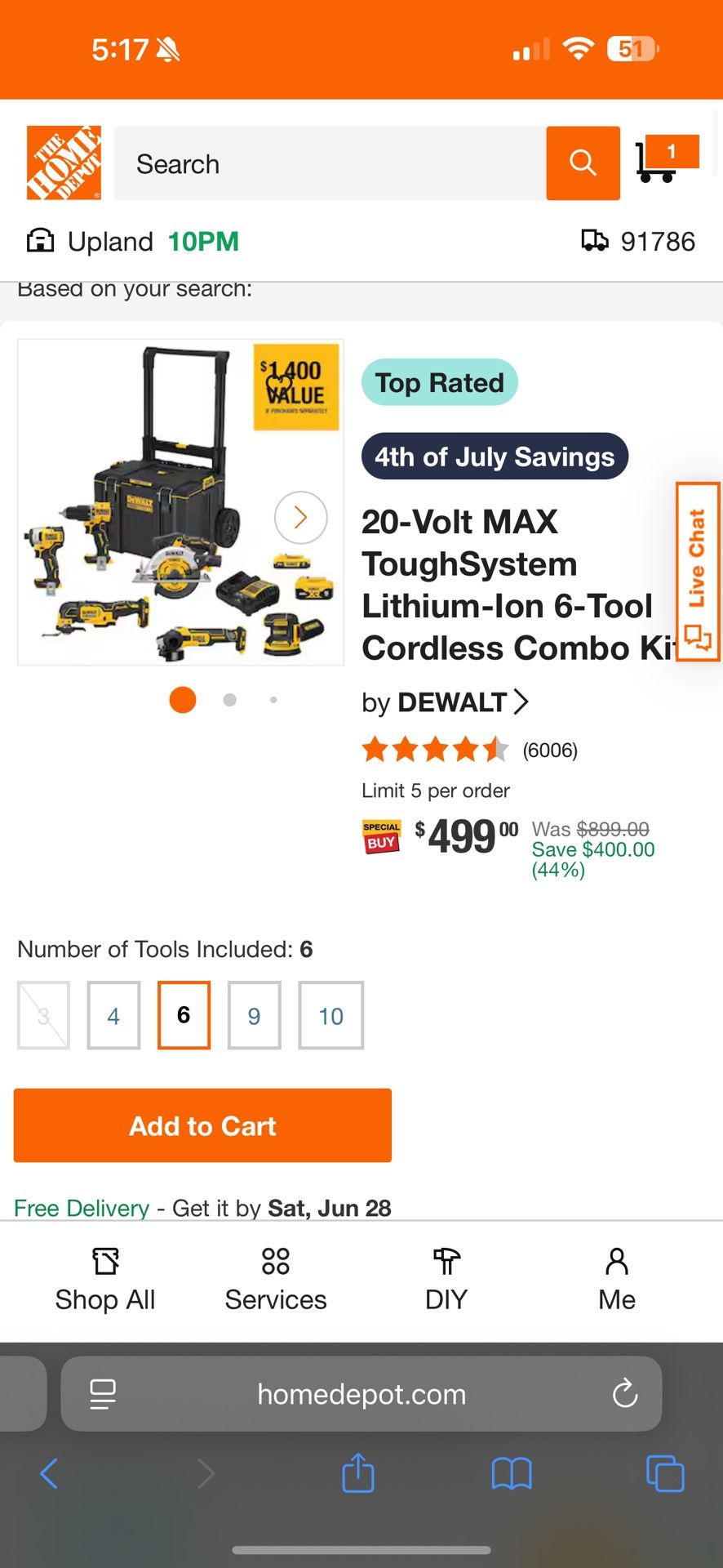 Dewalt Pack out $350