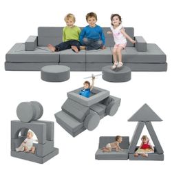 NEW 130" Oversized Boneless Modular Couch