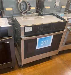 Built in Single Wall oven GE Appliances 30 inch wide stainless steel