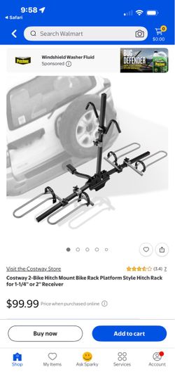 2-bike hitch mount bike rack