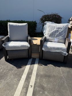 Recliner Patio Set