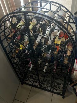 Kitchen wine rack