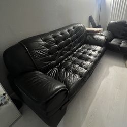 Leather Sofa 